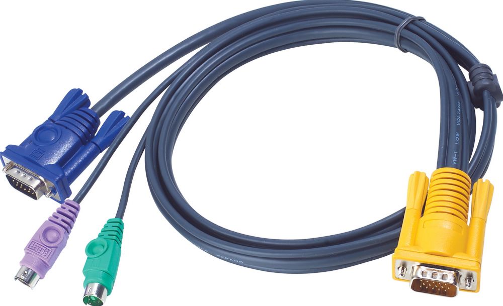 ATEN ATEN 2L-5202P - Toetsenbord  video  muis (TVM) kabel