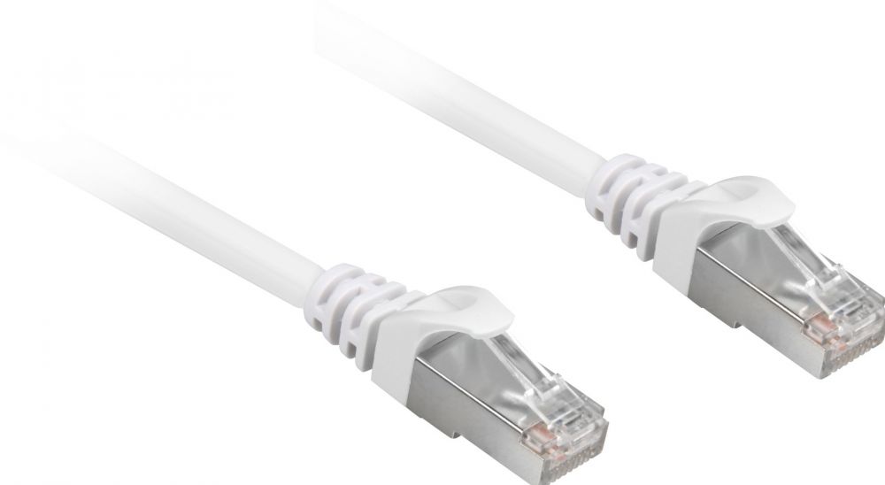 Sharkoon RJ45 CAT.6a SFTP LSOHwh 0,50m