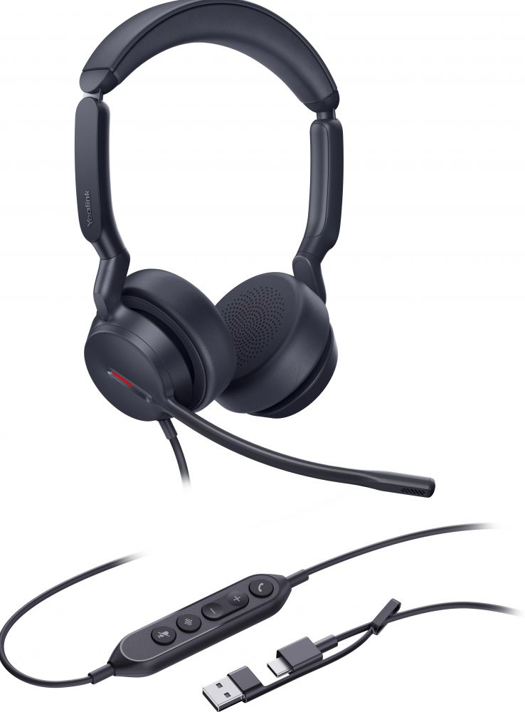 Yealink UH44 Dual UC USB-C/A - headset