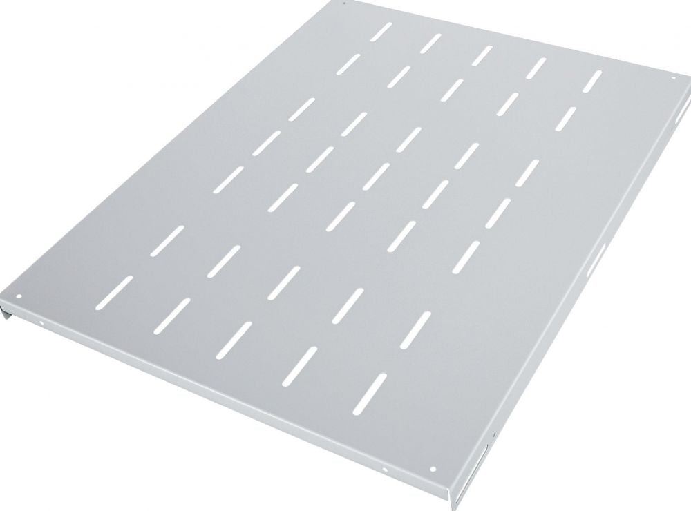 Vast Plateau, 19-Inch, 1HE, 600mm, 100Kg, Grijs