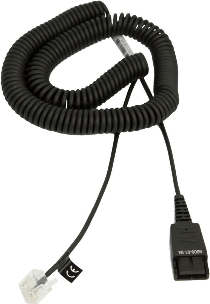 JABRA Jabra 8800-01-94 QD cord naar RJ45 - Kabel voor telefoonhoorn