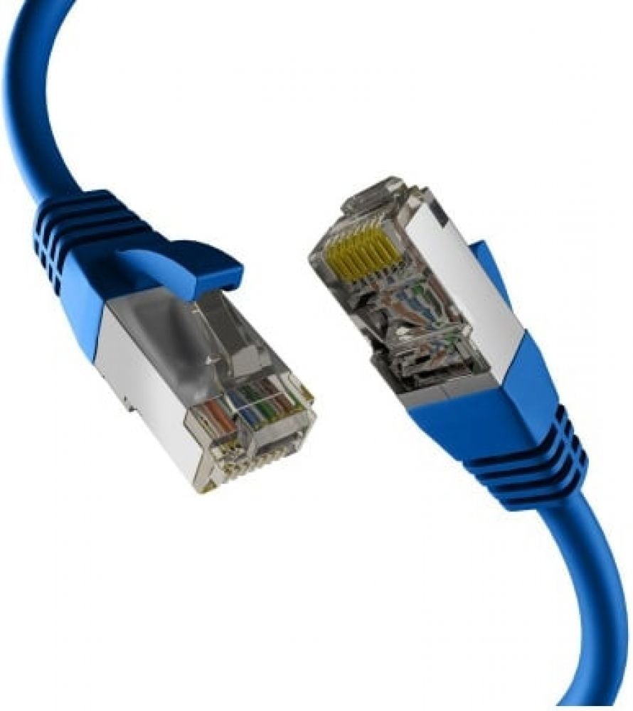 EFB CAT8.1 BLAU 15m RJ45 PATCHKABEL S/FTP PIMF