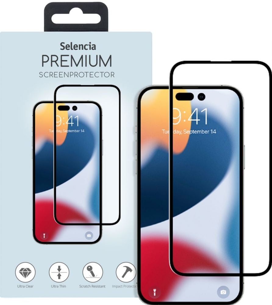 Selencia Gehard Glas Premium Screenprotector iPhone 14 Pro Max