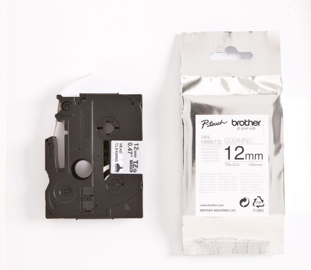 Brother TZe-CL3 - Rol (1,2 cm) 1 cassette(s) reinigingstape