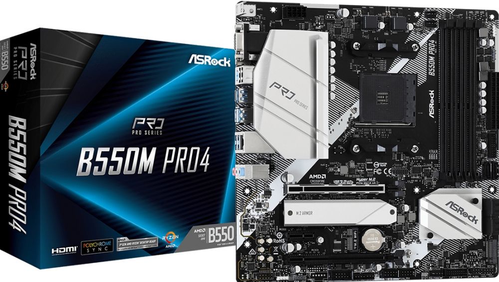 ASROCK B550M Pro4 - Moederbord