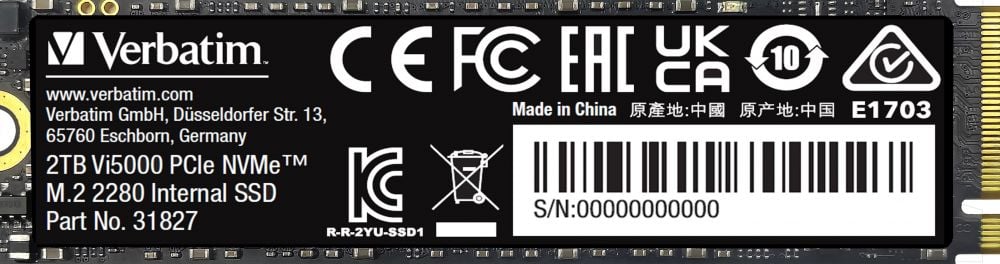 Verbatim Vi5000 2 TB - SSD