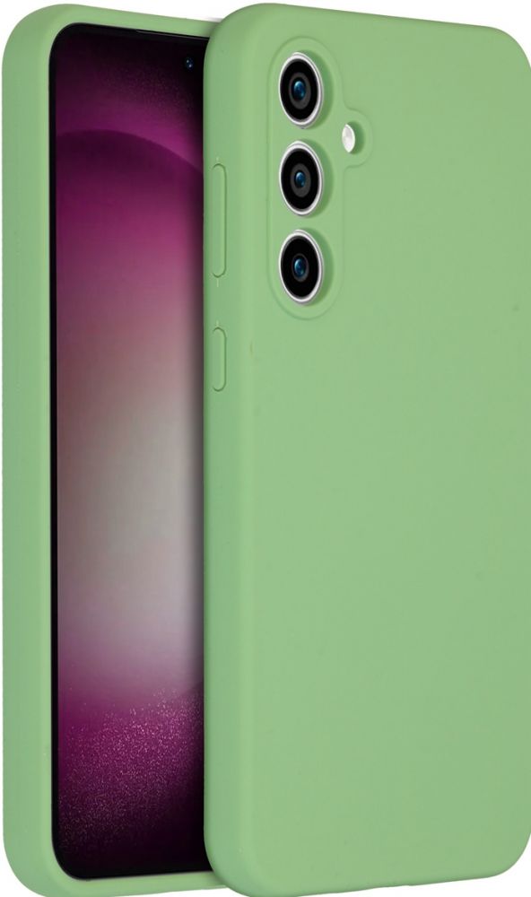Accezz Liquid Silicone Backcover Samsung Galaxy S23 FE - Groen