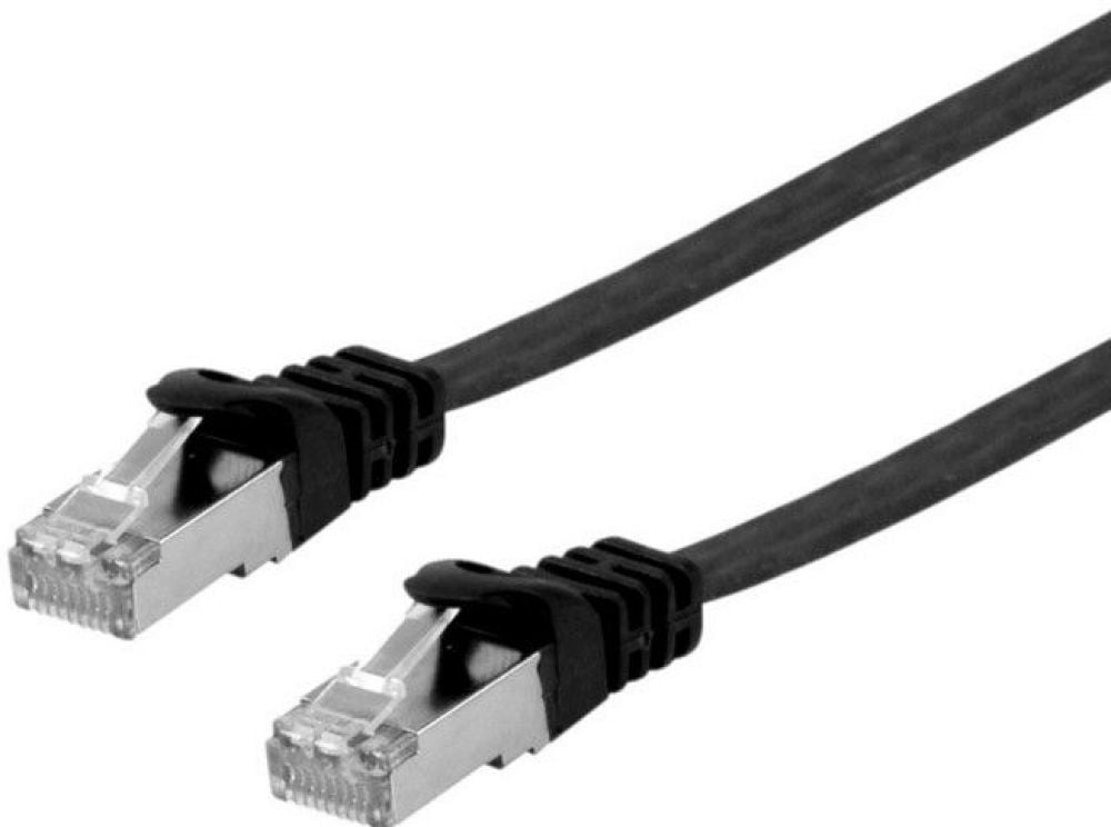 Equip Patchkabel Cat6A U/FTP 2xRJ45 1.00m schwarz