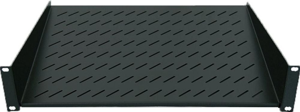 Halfzwevend Plateau, 19-Inch, 1HE, 150mm, 25Kg, Zwart