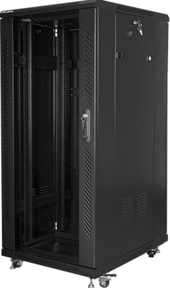 LANBERG 19" 27U 600X800 SCHWARZ LANBERG RACKMOUNT EINBAUSCHR