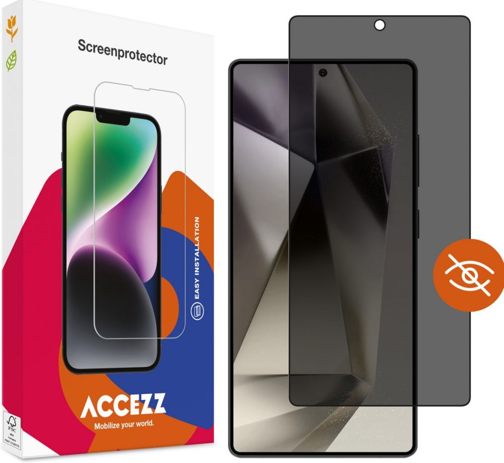 Accezz Gehard Glas Privacy Screenprotector Samsung Galaxy S25 Ultra