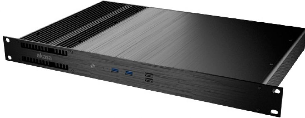 Akasa Galileo TU3 Thin-Mini-ITX 1U - Behuizing