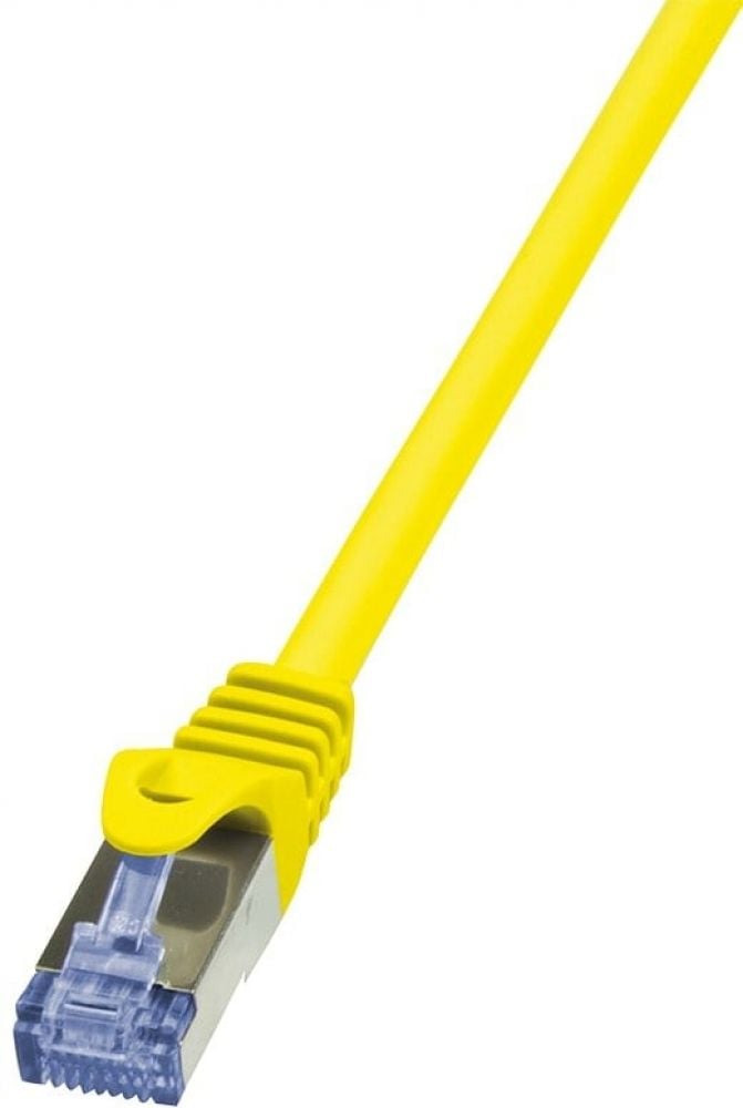 LogiLink CAT6A S/FTP Patchkabel AWG26 PIMF geel 5,00m
