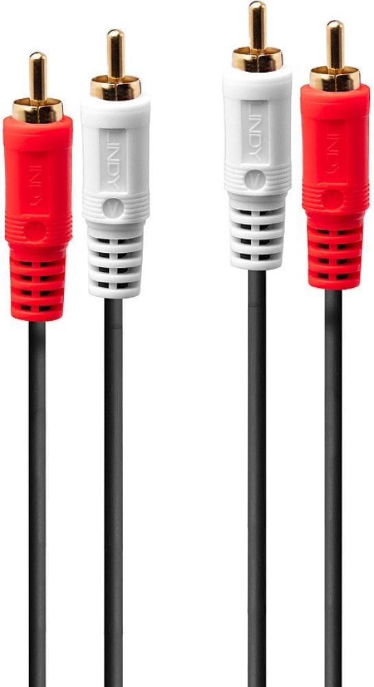 LINDY 1m Premium Phono To Phono Cable
