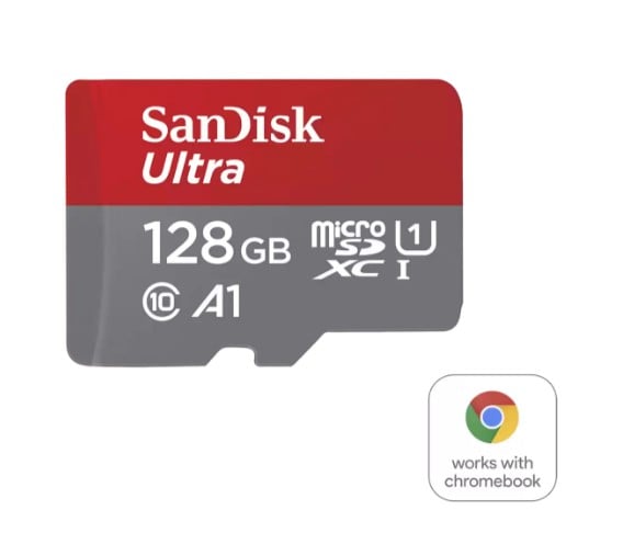 SanDisk Ultra voor Chromebook 128GB - Flashgeheugenkaart