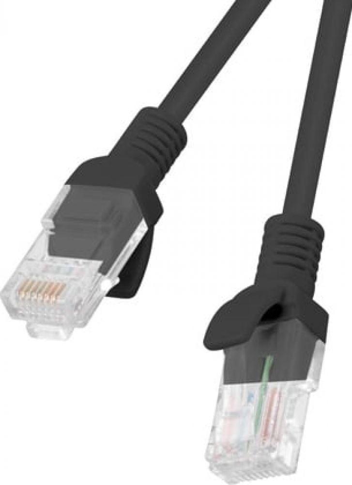 LANBERG PATCHKABEL CAT.5E UTP 2M SCHWARZ FLUKE ZERTIFIKAT