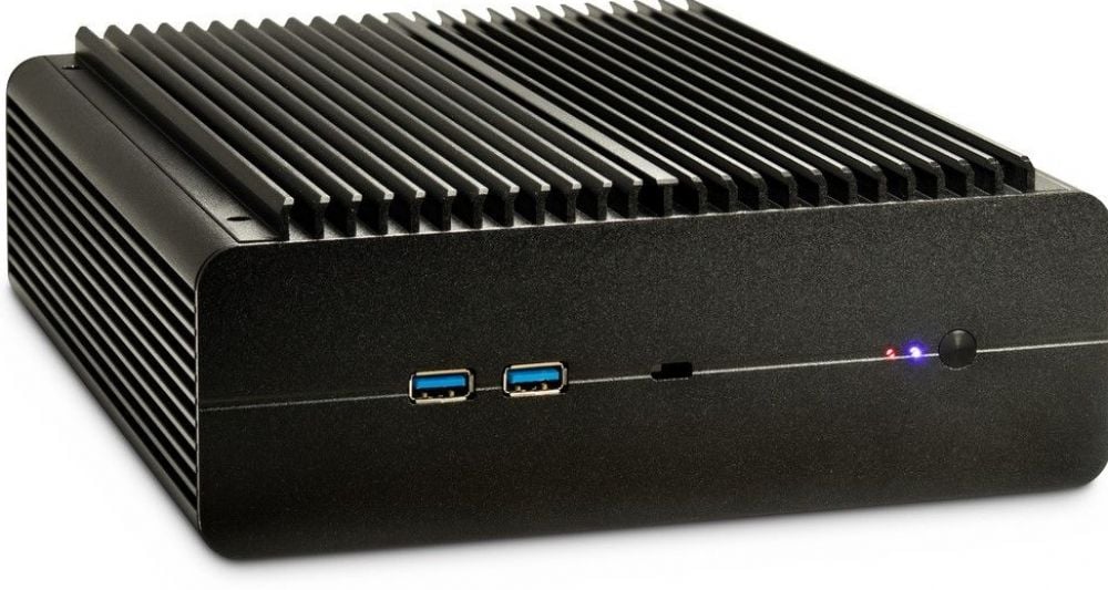 Inter-Tech Behuizing Mini ITX IP-60 black 2xUSB 3.0 77x210x240mm