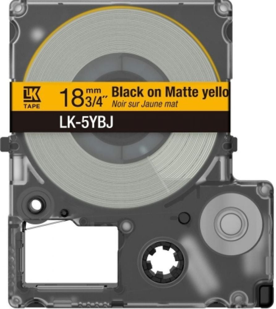 Epson LabelWorks LK-5YBJ - Zwart op mat geel