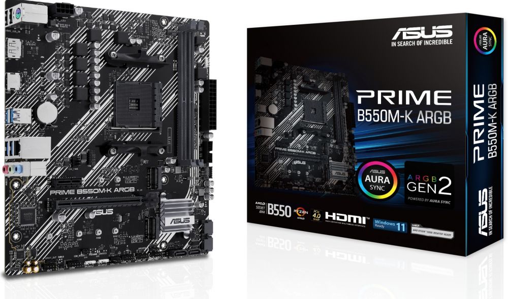 ASUS Prime B550M-K ARGB - Moederbord