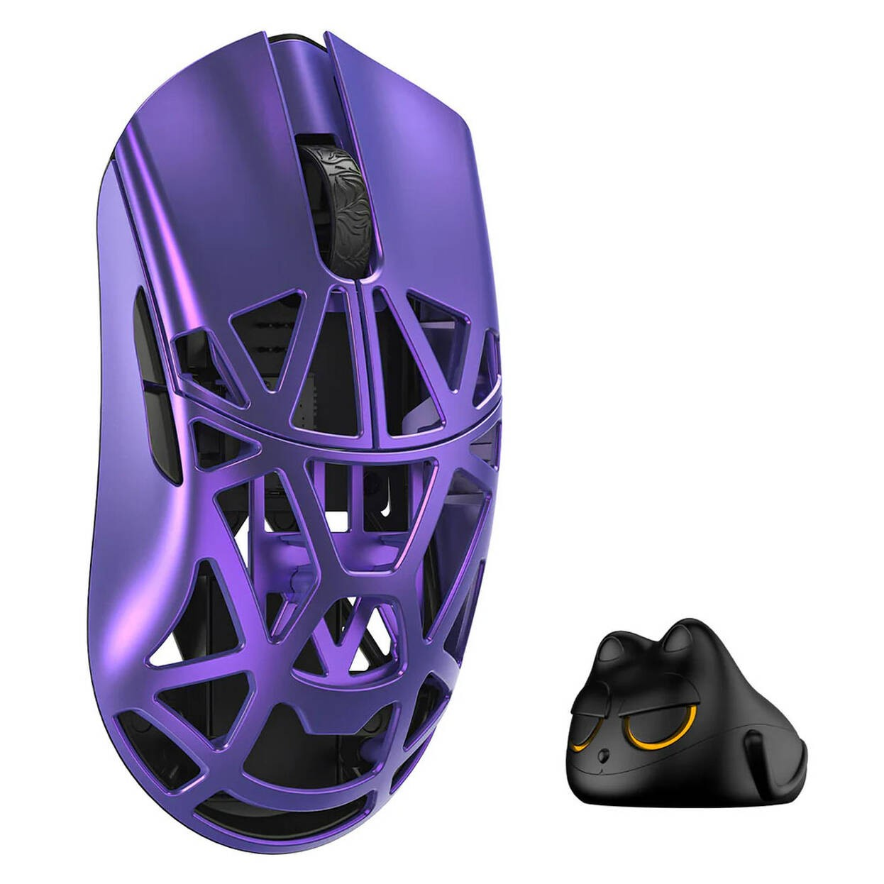 WLMouse Beast X Mini Pro Solid Sides  Purple - Muis
