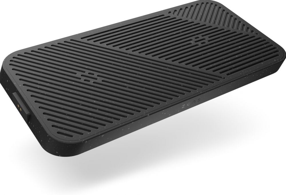 ZENS Modular Dual Wireless Charger Main Station - Draadloze laadmat + netadapter