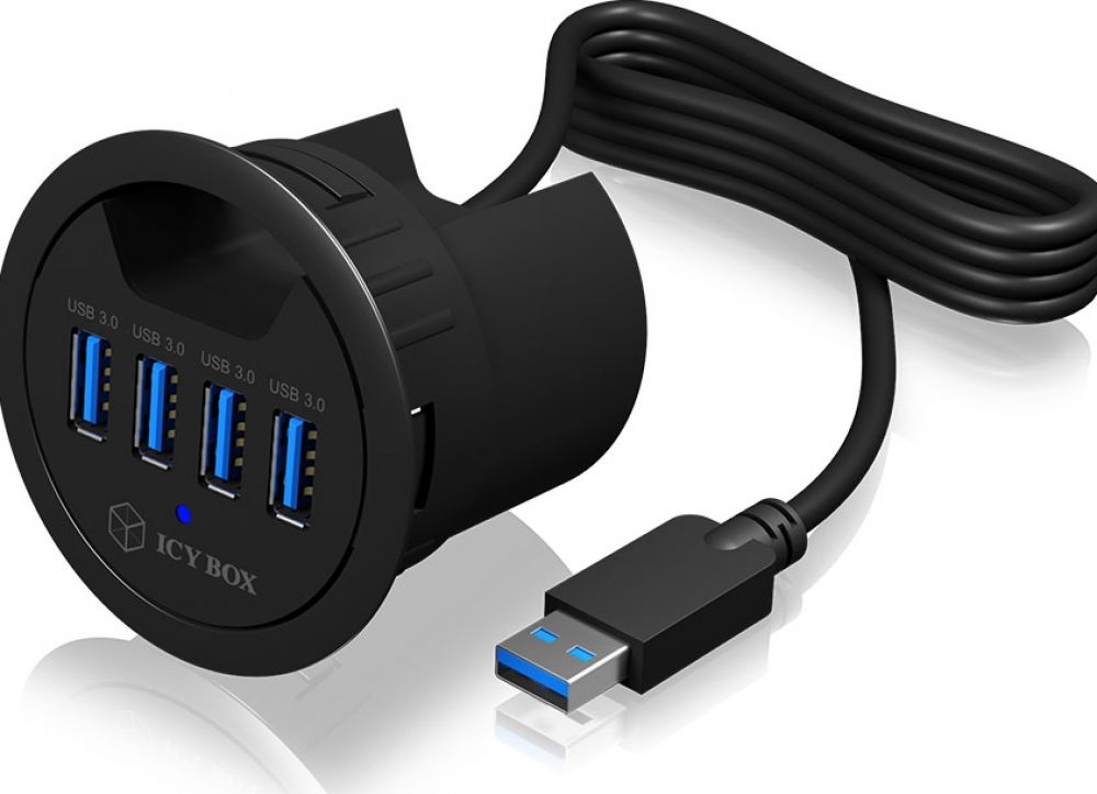 ICY BOX ICY BOX IB-Hub1403 USB3.0 Hub bk