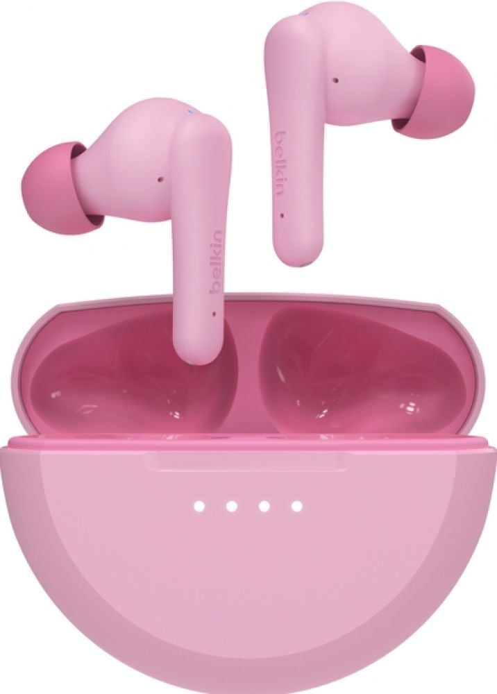 Belkin SoundForm Nano 2, Draadloos, Oproepen/muziek, Hoofdtelefoons, Roze