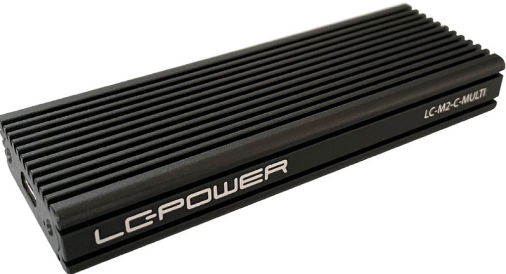 HDD ACC LC-Power SSD USB-C M.2 USB 3.2 Gen2 Typ-C, SATA, NVMe, black