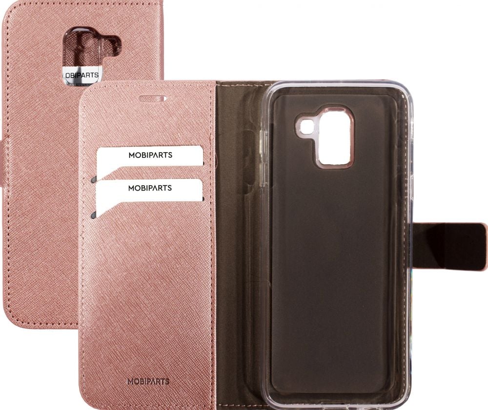 Mobiparts Saffiano Wallet Case Samsung Galaxy J6 (2018) - Smartphonehoesje