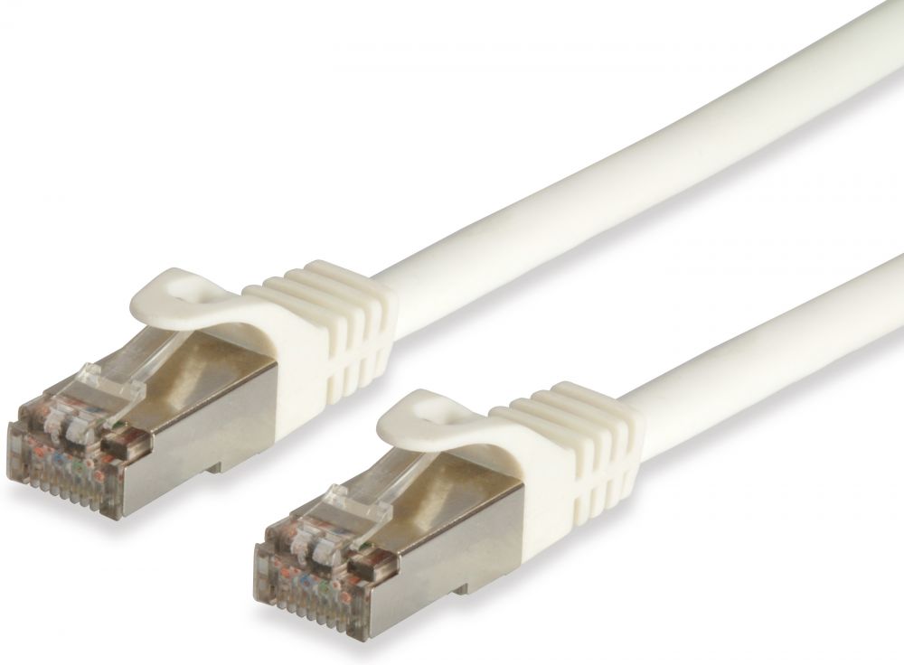 Equip Patchkabel Cat6A S/FTP 2xRJ45 7.50m wit Cat7 Rohkabel