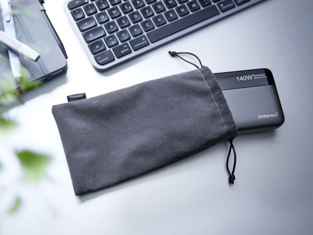 Intenso Power Bank HE 25000 mAh grijs-zwart USB C/C
