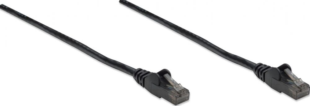Intellinet Patchkabel RJ45 U/UTP Cat6 10m Hebelschutz zwart