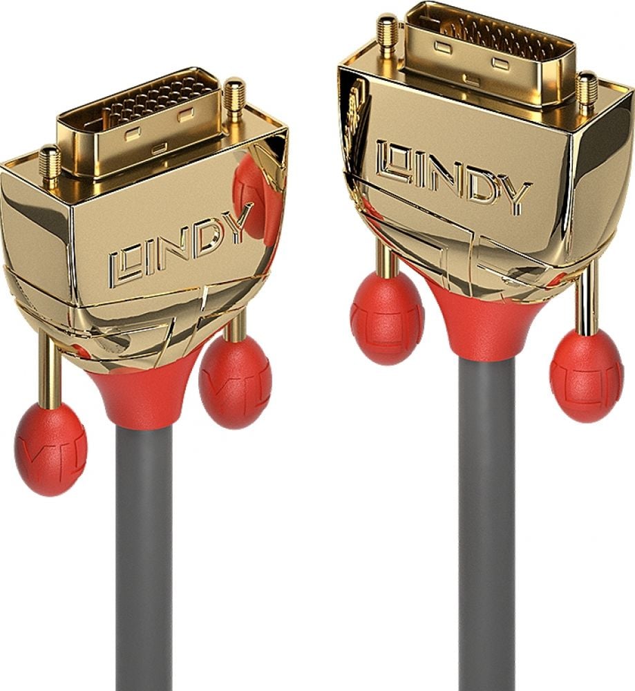 Lindy DVI-D Dual Link Kabel Gold Line 10m