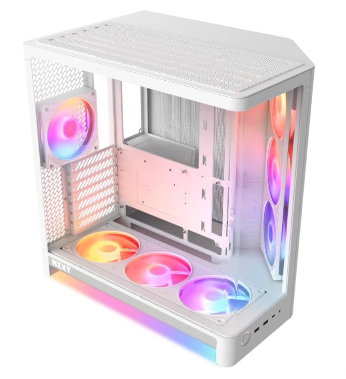 NZXT H6 RGB+ White - Behuizing