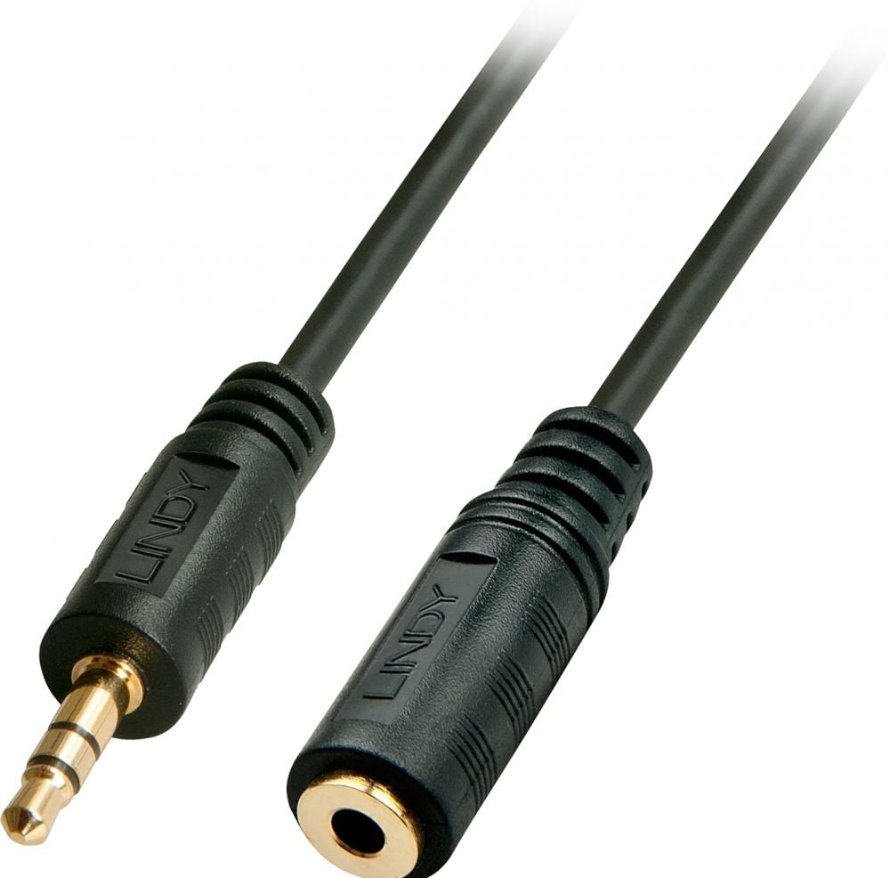 LINDY 2m Premium Audio 3.5mm Jack Extension Cable