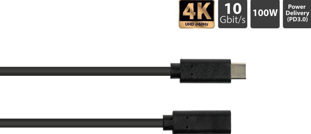 Good Connections USB 3.2 Gen.2 Verläng. USB-C St.-Bu. 0,5m