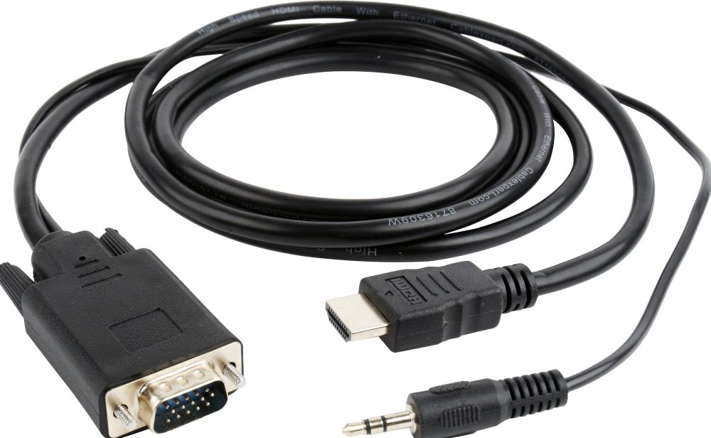 gembird HDMI auf VGA en audio adapter 3m