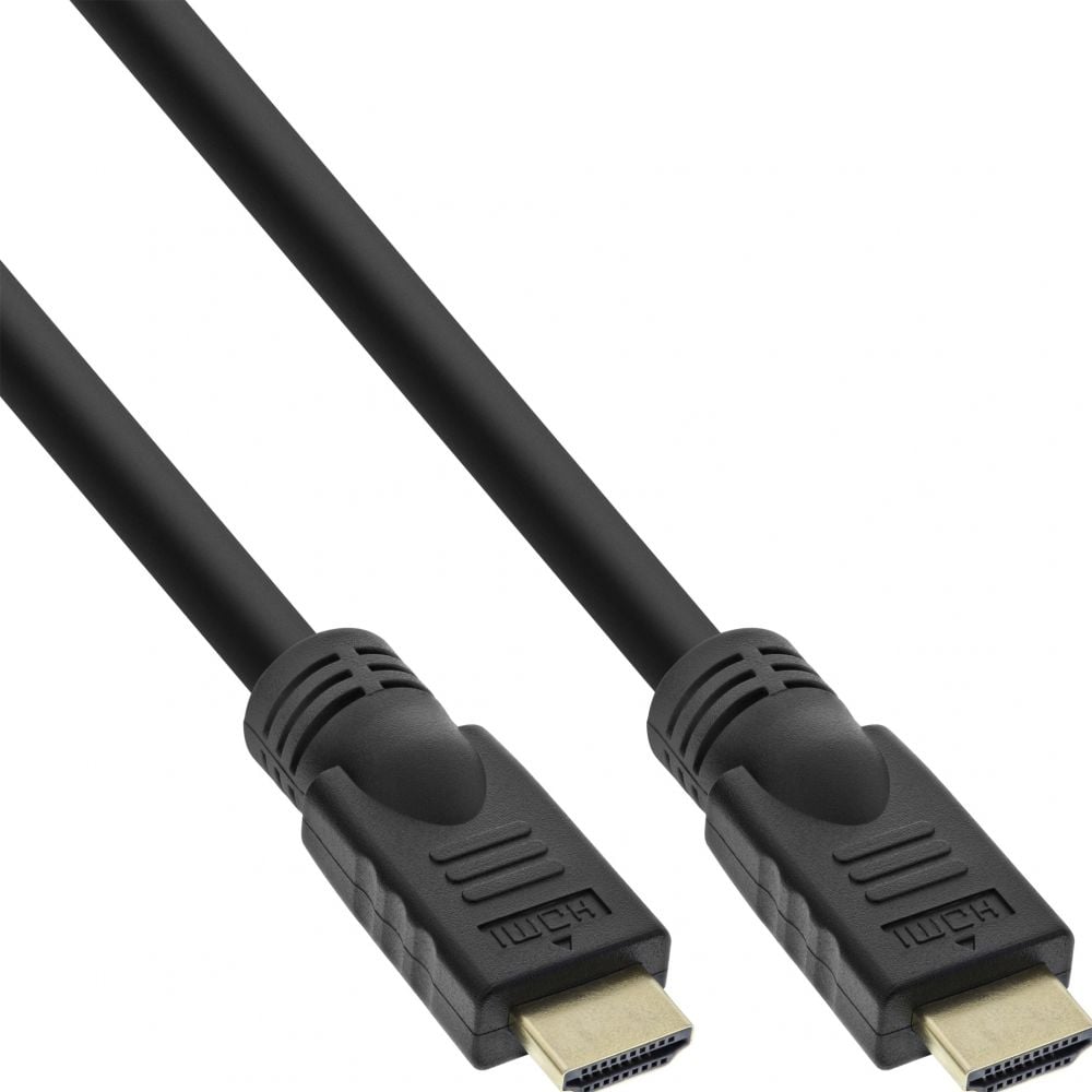 InLine 4K HDMI Kabel, zwart 5.0m