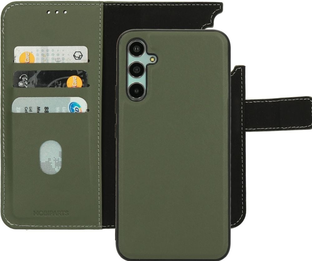 Mobiparts Leather 2 in 1 Wallet Case Samsung Galaxy A34 (2023) Green - Smartphonehoesje