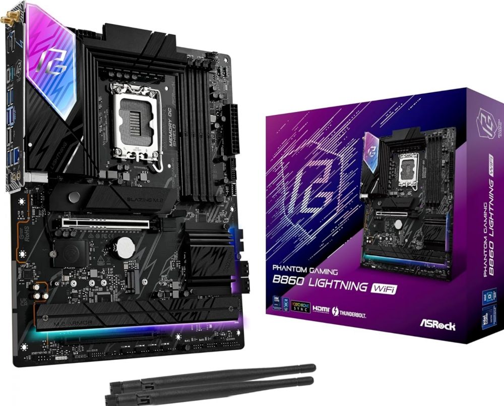 ASRock Phantom Gaming B860 Lightning WiFi - Moederbord