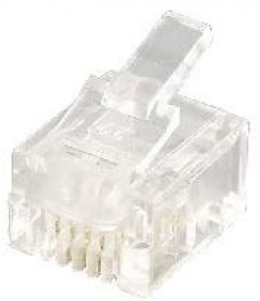 Equip 121121 Modular Plug set (100 pcs) [Western 6P4C RJ11]