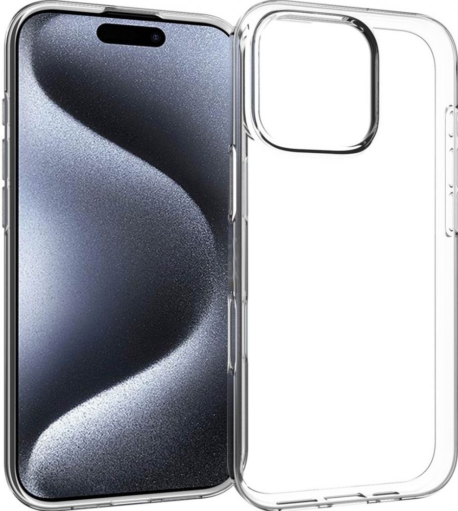 Accezz Clear Backcover iPhone 16 Pro - Transparant