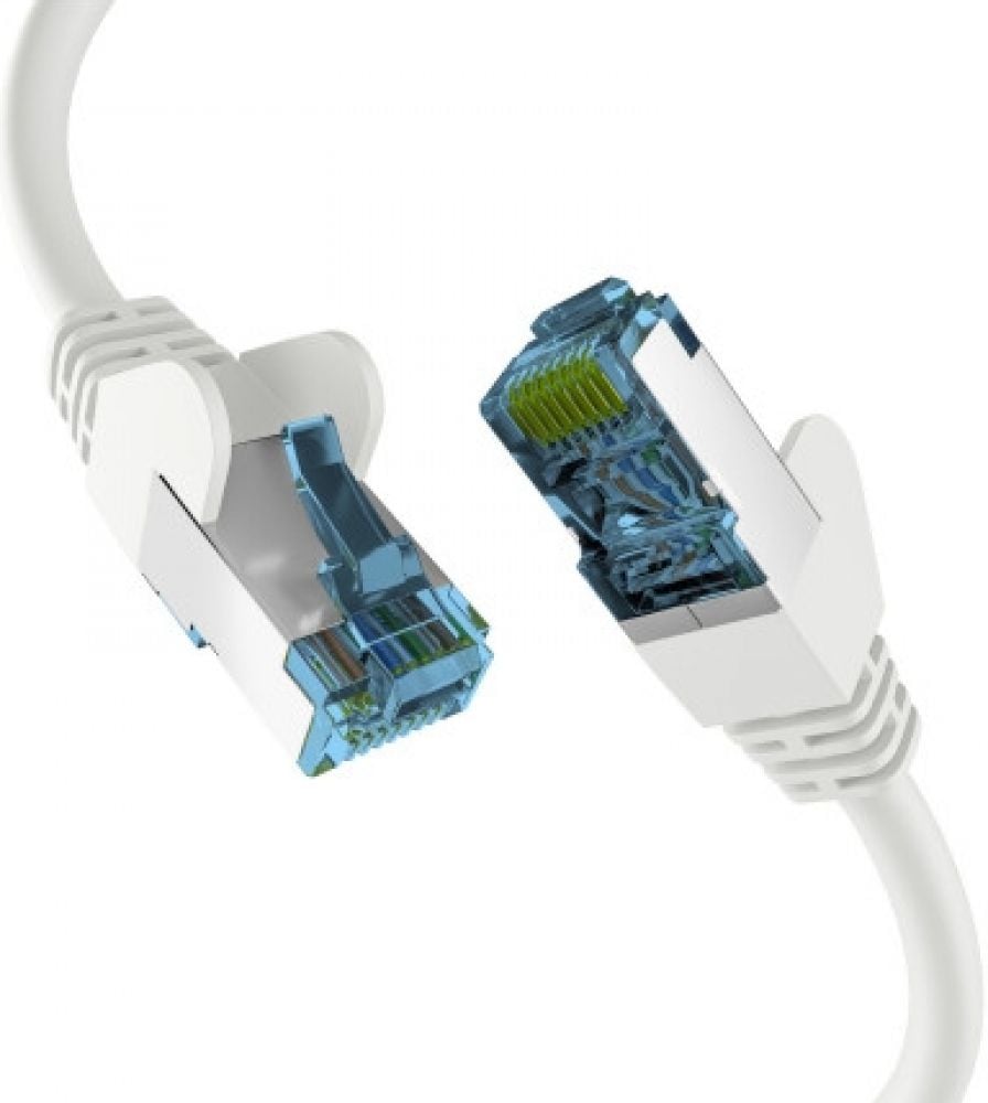 EFB RJ45 PATCHKABEL met CAT7 ROHKABEL WEISS 1,5m