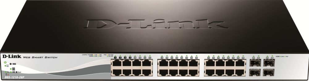 D-Link Web Smart DGS-1210-28P - Switch