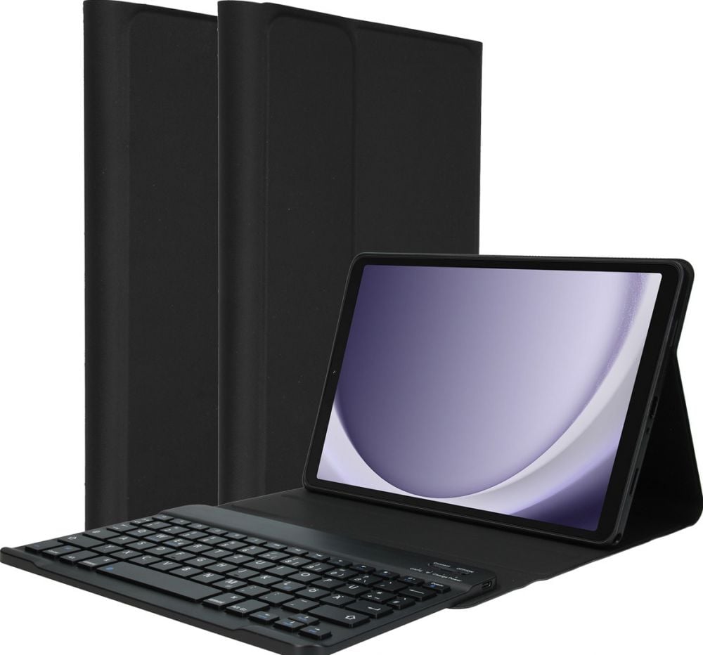 Accezz QWERTY Bluetooth Keyboard Bookcase Samsung Galaxy Tab A9 8.7 inch