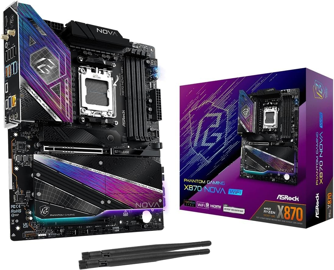 ASRock Phantom Gaming X870 NOVA WIFI - Moederbord