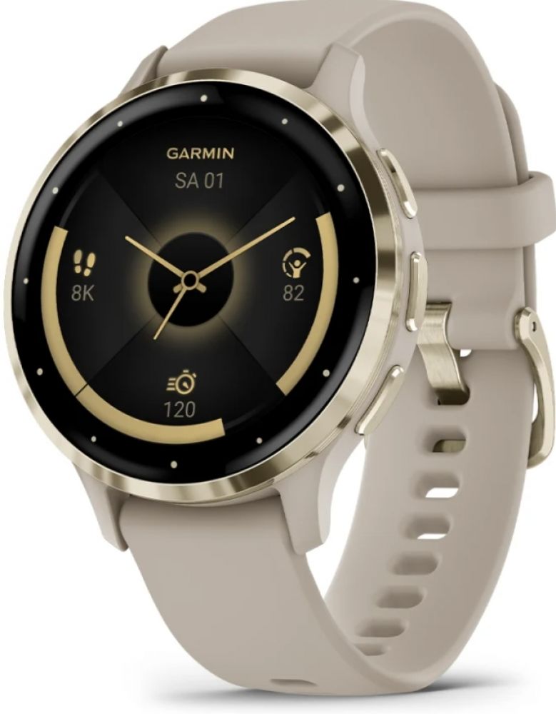 GARMIN Garmin Venu 3S             -41mm - French-Gray/Softgold