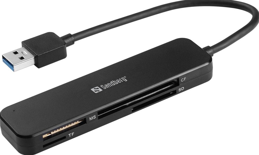 Sandberg USB 3.0 Pocket Card Reader,