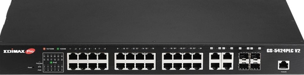 Switch EDIMAX Pro 24x GE GS-5424PLC V2
