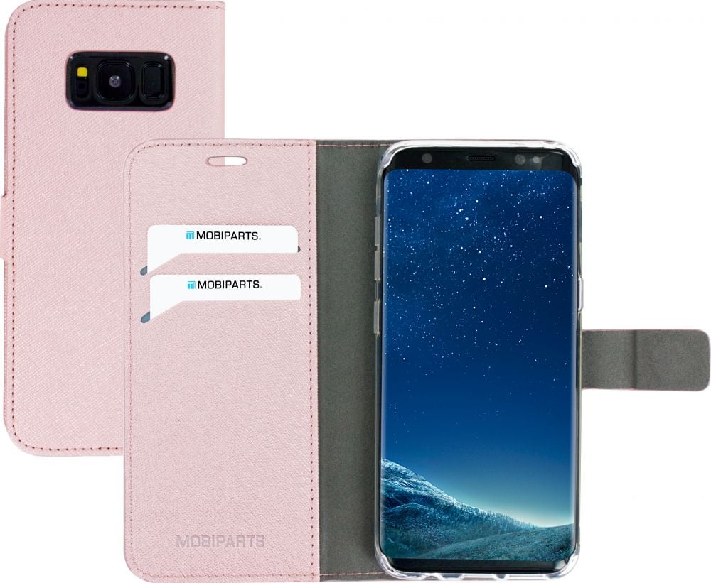 Mobiparts Saffiano Wallet Case Samsung Galaxy S8 - Smartphonehoesje
